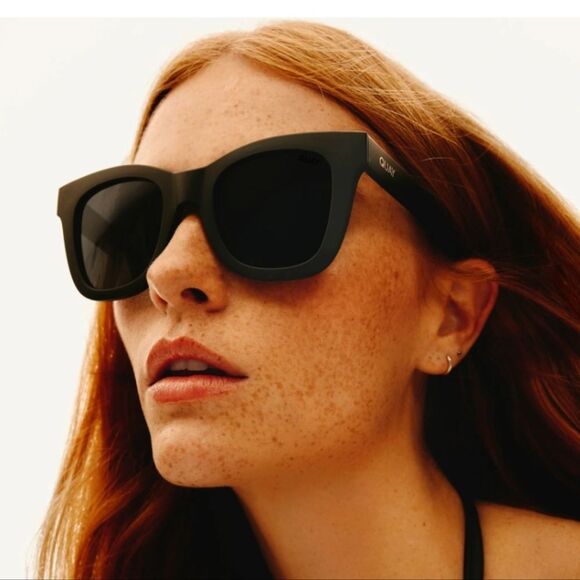 Quay Australia After Hours Polorized Sunglasses- Black Frame/Smoke Lenses main image 3